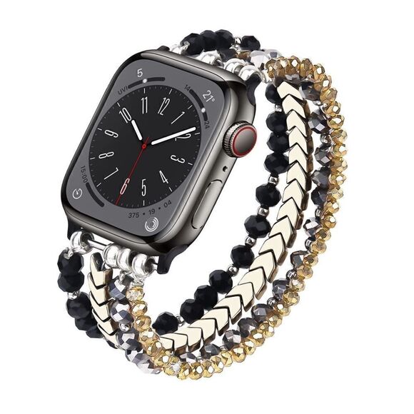 4 Strand Beaded Bracelet Band for Apple Watch - Picture 2 of 6